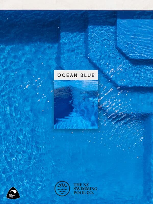 Ocean Blue Shimmer shell colour swatch