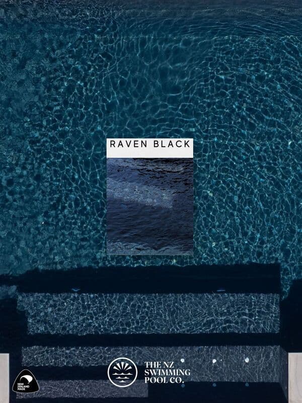 Raven Black Shimmer shell colour swatch
