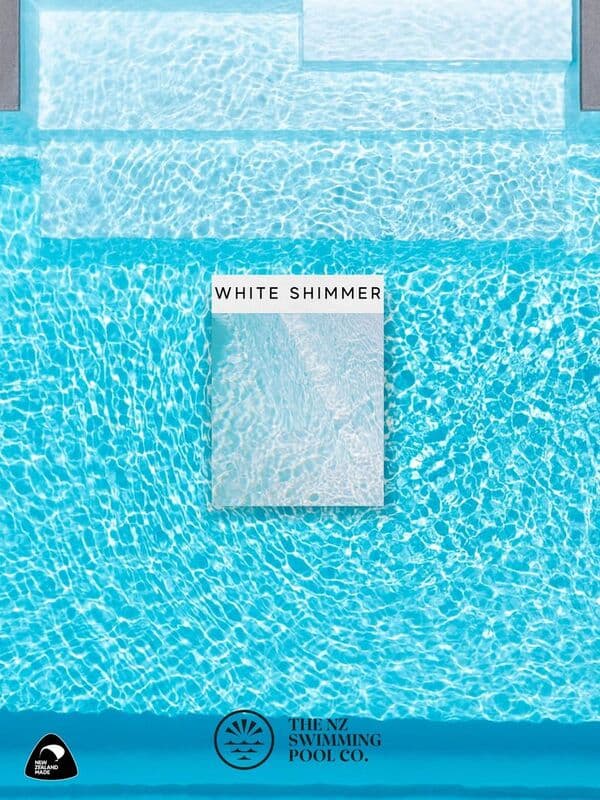 White Shimmer shell colour swatch